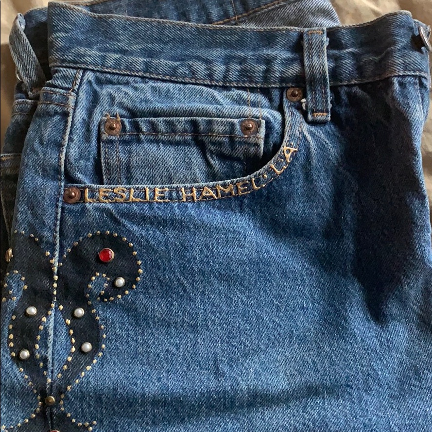 Levi’s Leslie Hamel La Vintage Embellished Jeans